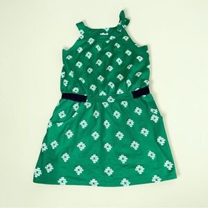 Crazy 8 Green Floral Tie-Shoulder Dress Girls (M 7-8)
